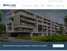Tablet Screenshot of becher.pl
